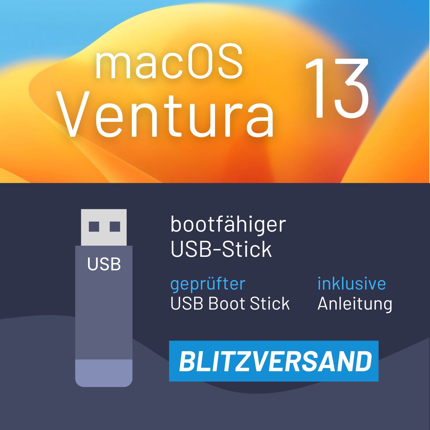 MacOS Ventura 13 bootfähiger USB-Stick